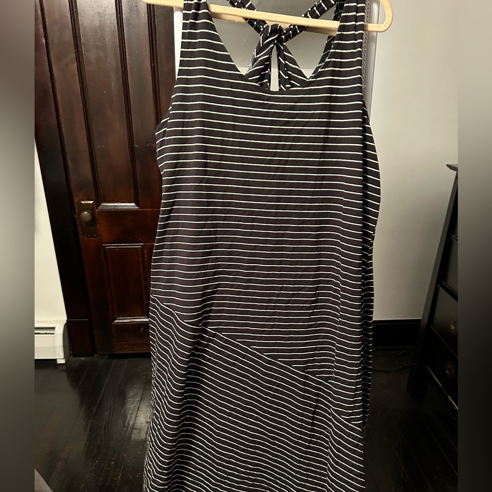Assembly tank dress with crisscross back xxxl
